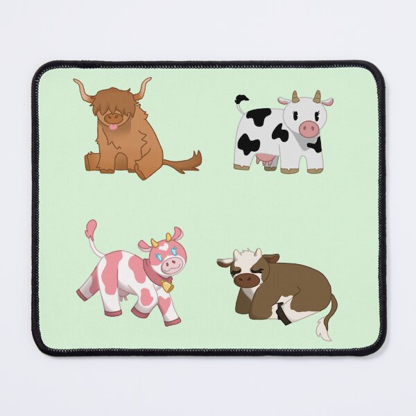 Item preview, Multiple Cow Pattern, Chocolate, Strawberry, Highland, Dairy designed and sold by saltjart.