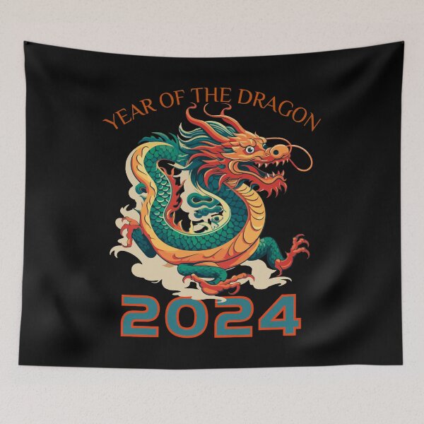 Item preview, Copy of Bronze  Dragon -Year of the Dragon- chinese Zodiac Theme-black Background designed and sold by CosmicNook1.