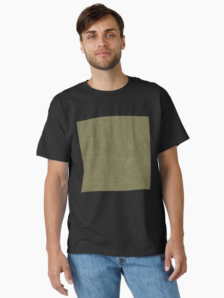 Thumbnail 1 of 7, Classic T-Shirt, Green Tendrils Abstract Art designed and sold by OneDayArt.
