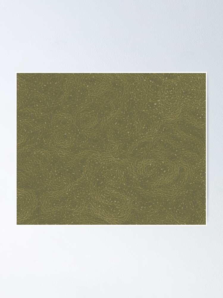 Thumbnail 1 of 3, Poster, Green Tendrils Abstract Art designed and sold by OneDayArt.