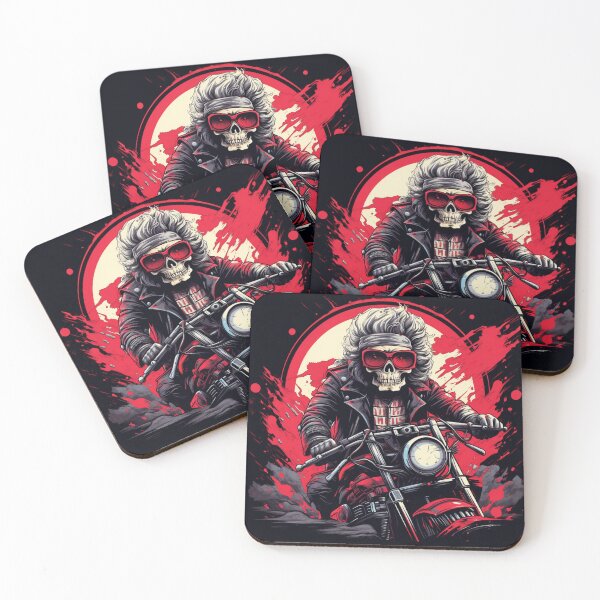 Item preview, Anochecer Infernal del Motociclista Esqueleto designed and sold by Clock-Designer.