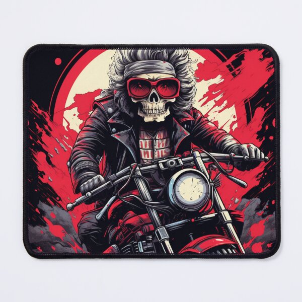 Item preview, Anochecer Infernal del Motociclista Esqueleto designed and sold by Clock-Designer.