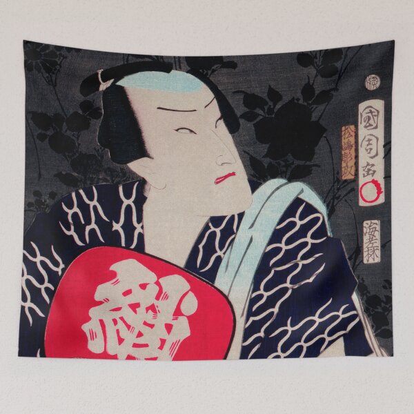 Item preview, Portrait from the Collection of Portraits, Portraits of an Actor (1835-1900) by Toyohara Kunichika designed and sold by BossyCatHome.
