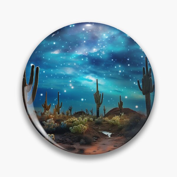 Item preview, Deserted landscape at night with starry sky - Landscape photography designed and sold by TheArtistOf2022.