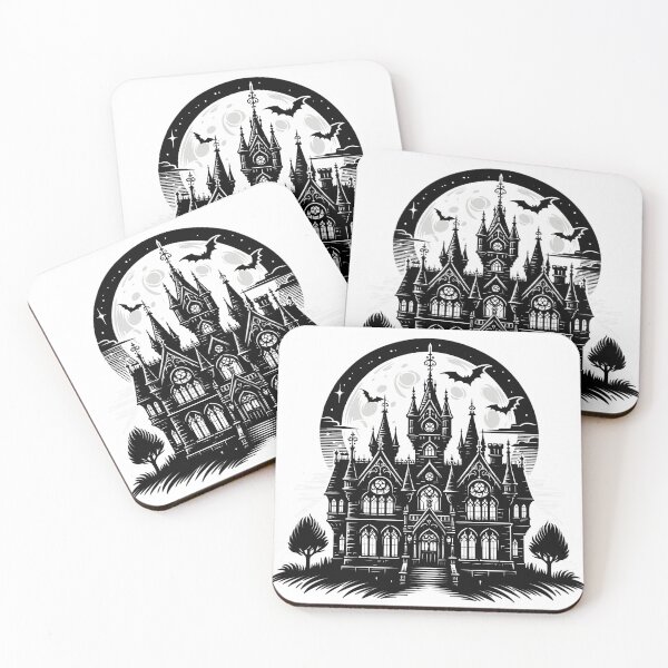 Item preview, Gothic castle in the moonlight designed and sold by LongIslandDesgn.
