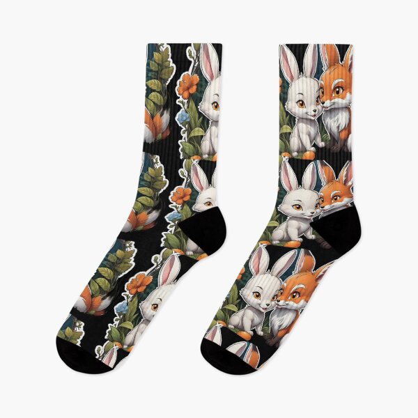 Item preview, Rabbit and fox kindness designed and sold by abdelaziz0.
