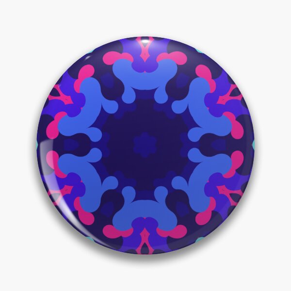 Item preview, Retro Mandala Blue and Pink designed and sold by WormholeOrbital.