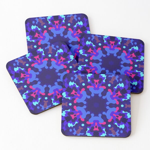 Item preview, Retro Mandala Blue and Pink designed and sold by WormholeOrbital.
