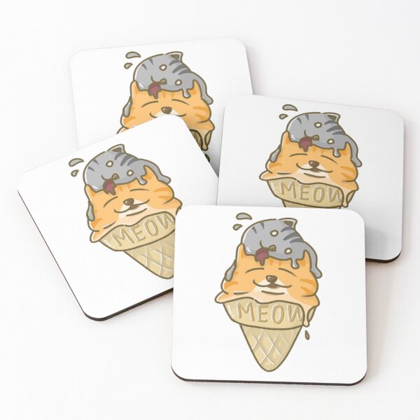 Item preview, melting cats ice cream designed and sold by elegant-unicorn.