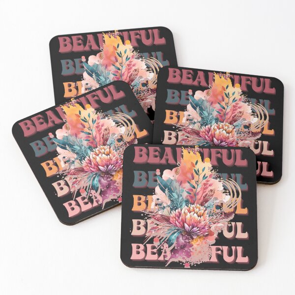Item preview, "Beautiful" Painted Gift with Watercolor Flowers and Plants. designed and sold by ProDesignByMK.