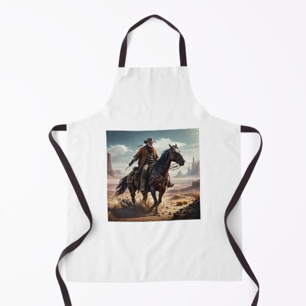 Item preview, Old cowboy on a horse in the middle of a wasteland designed and sold by PutiPato42.