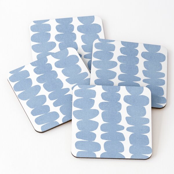 Item preview, Minimal abstract Blue Nova Zen Pebbles Pattern 1.1 designed and sold by Dominiquevari.