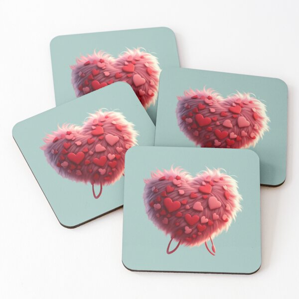 Item preview, Cute Fuzzy Heart  designed and sold by Digiheart.