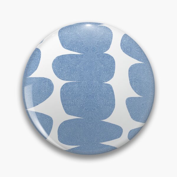 Item preview, Minimal abstract Blue Nova Zen Pebbles Pattern 1.1 designed and sold by Dominiquevari.