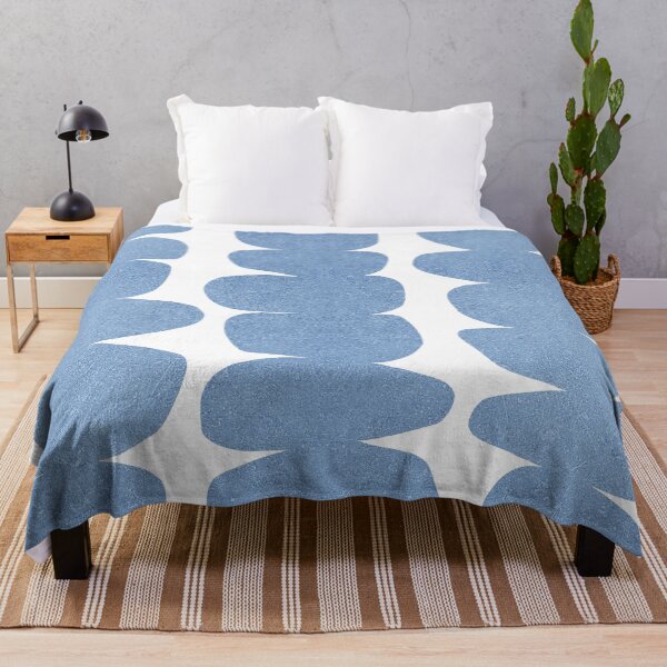 Item preview, Minimal abstract Blue Nova Zen Pebbles Pattern 1.1 designed and sold by Dominiquevari.