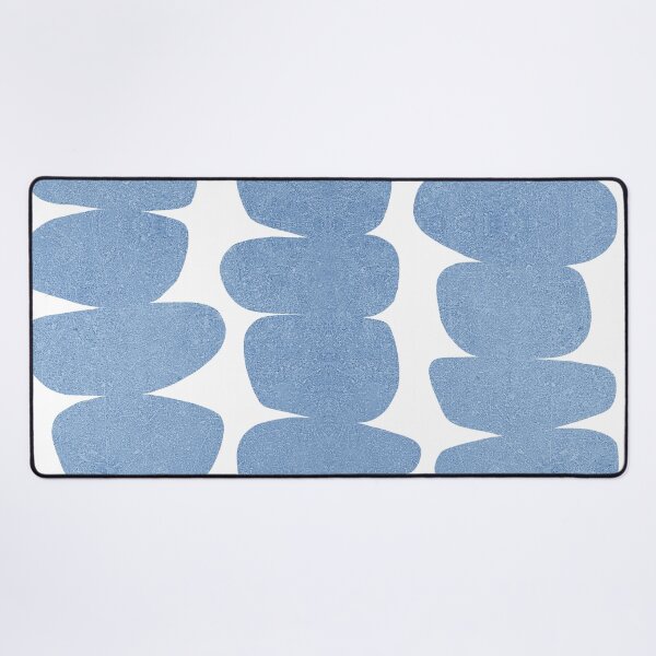 Item preview, Minimal abstract Blue Nova Zen Pebbles Pattern 1.1 designed and sold by Dominiquevari.