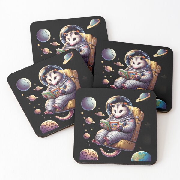 Item preview, Astronaut Opossum: Floating Through Stories  designed and sold by ArtFeverShop.