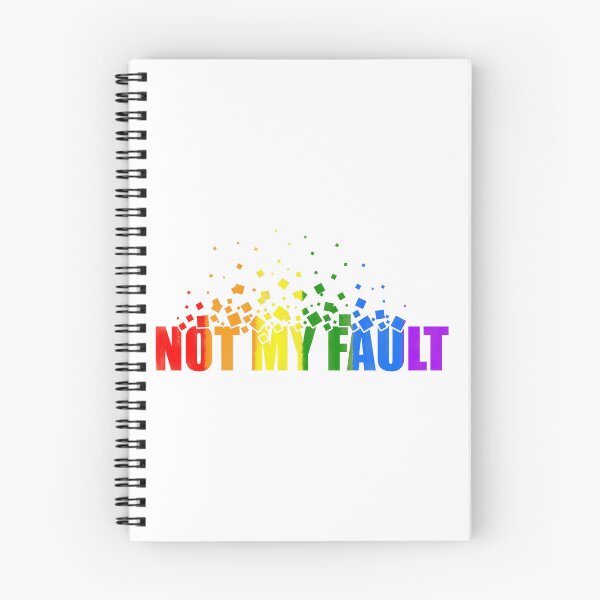 Item preview, not my fault quotes themed graphic design by ironpalette designed and sold by ironpalette.