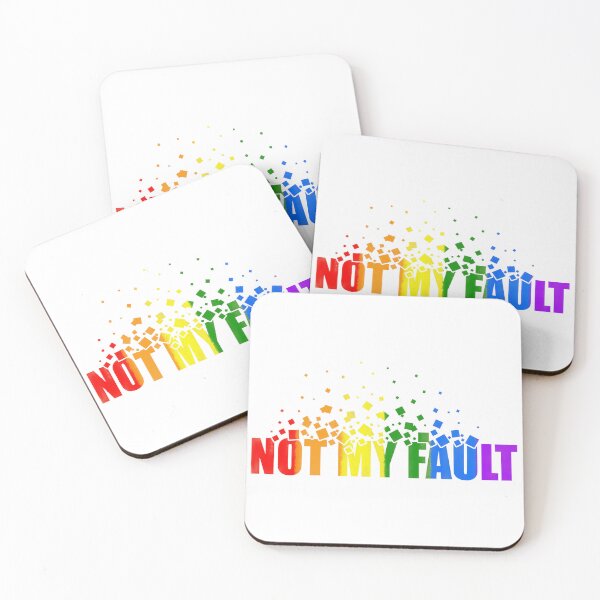 Item preview, not my fault quotes themed graphic design by ironpalette designed and sold by ironpalette.