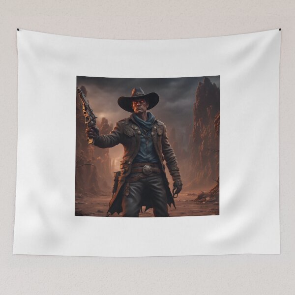 Item preview, Dark, maybe evil, cowboy designed and sold by PutiPato42.