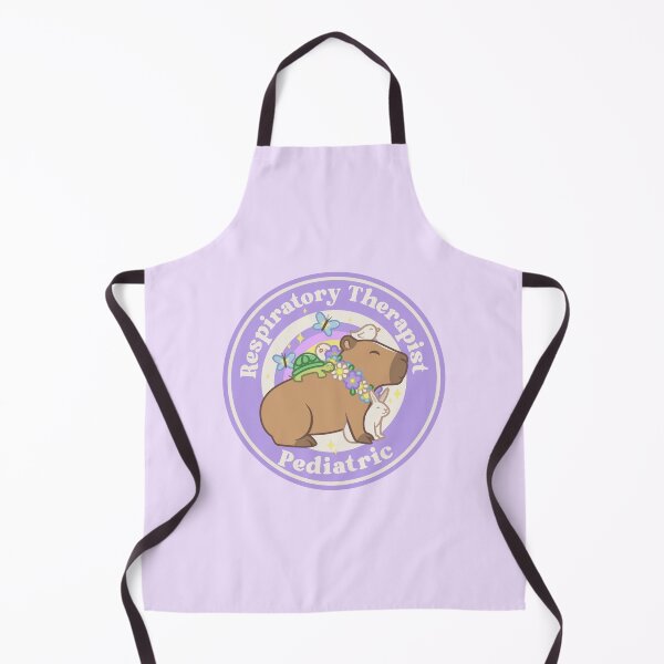 Item preview, Cute Pediatric Respiratory Therapist, Purple Capybara Design designed and sold by AryaSubramanian.