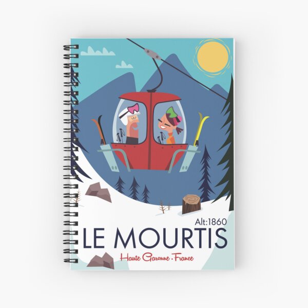 Aperçu de l'œuvre Affiche ski Le Mourtis créée et vendue par GAGodel.