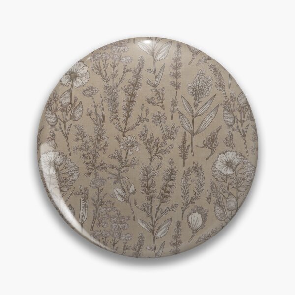 Item preview, Botanic design brown designed and sold by Alessandro Remo Mazzoni Remotextiles.