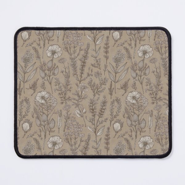 Item preview, Botanic design brown designed and sold by Alessandro Remo Mazzoni Remotextiles.
