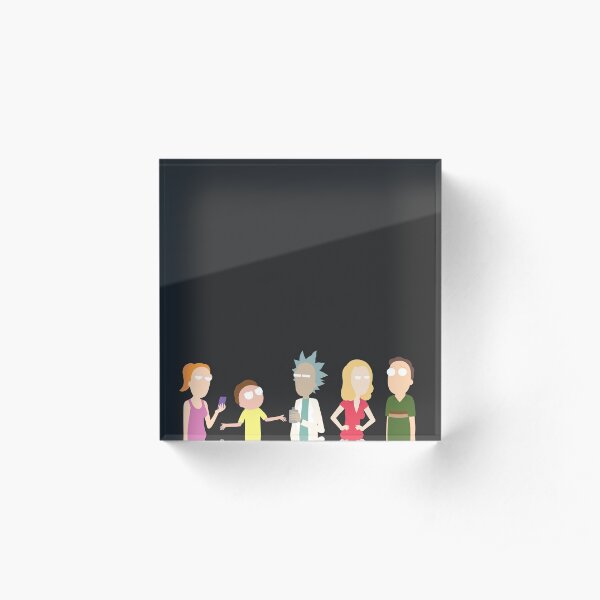 Minimalist Smith Family Acrylic Block