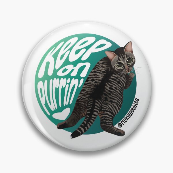 Item preview, Keep on Purrin Ricky Wobbles (2.0) designed and sold by RickyWobbles.