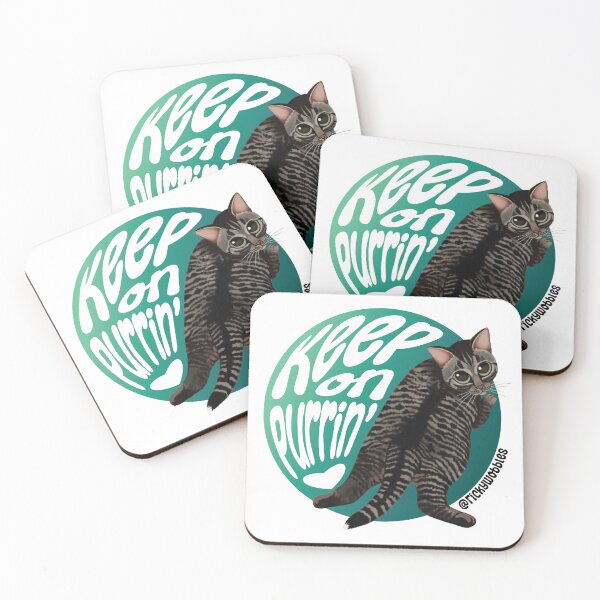 Item preview, Keep on Purrin Ricky Wobbles (2.0) designed and sold by RickyWobbles.