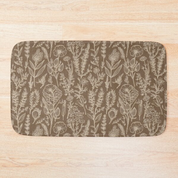 Item preview, Copy of Botanic design brown designed and sold by Alessandro Remo Mazzoni Remotextiles.