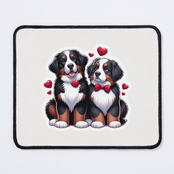Item preview, Valentine Bernese Mountain Dog designed and sold by Truck Stop One.