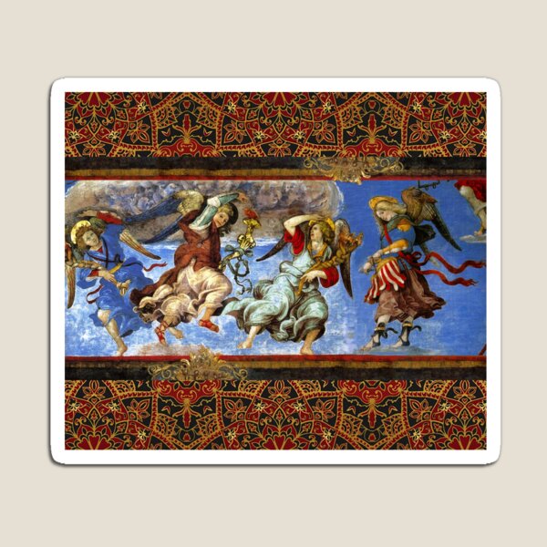 Item preview, Four Angels From Assumption and Annunciation by Filippino Lippi designed and sold by BulganLumini.