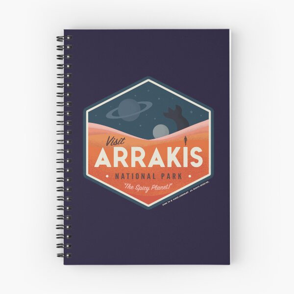 Item preview, Visit Arrakis – The Spicy Planet! – Vintage National Park Travel badge designed and sold by thedesigngarden.