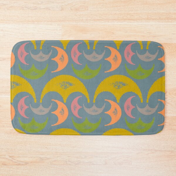 Item preview, Autumn Colours Half-Moon Seamless Pattern designed and sold by LZenDesigns.