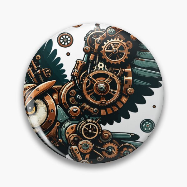 Item preview, Steampunk Owl: Mechanical Flight designed and sold by LongIslandDesgn.