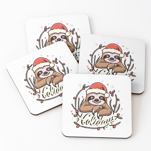 Item preview, Have A Slothful Christmas Holiday Artwork designed and sold by Collision19.