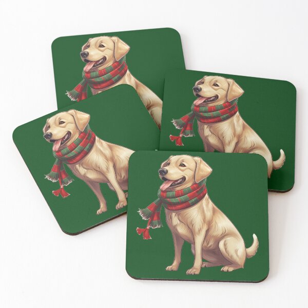 Item preview, Yellow Lab's Holiday Charm designed and sold by bmangonow.