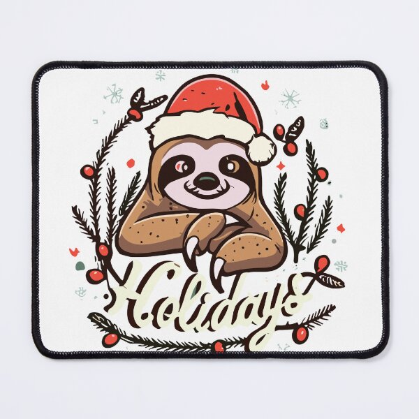 Item preview, Have A Slothful Christmas Holiday Artwork designed and sold by Collision19.