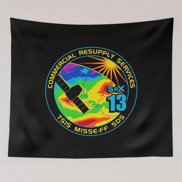 Item preview, NASA/SpaceX Commercial Resupply Services CRS-13 (SpX-13) Mission Patch designed and sold by bobbooo.
