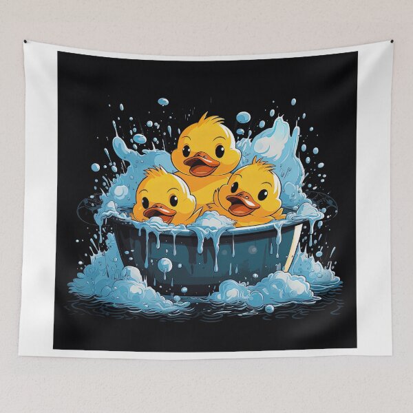 Item preview, Bubble baths with rubber duckies designed and sold by artyficial-.