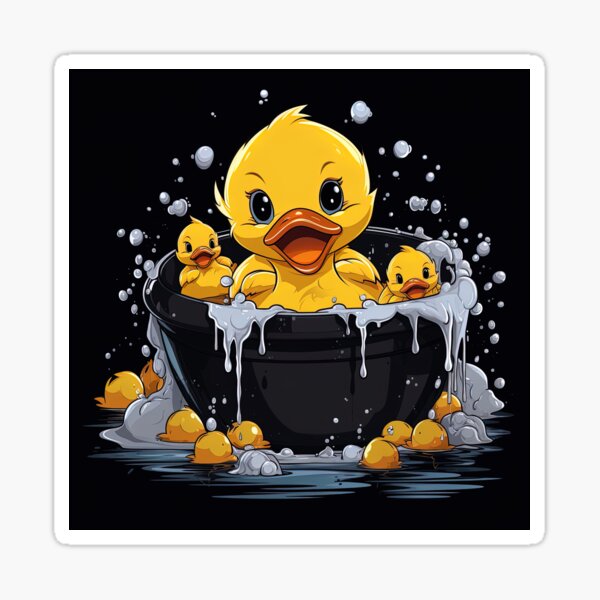 Ducks Bubble Bath Scented Stickers by Eureka