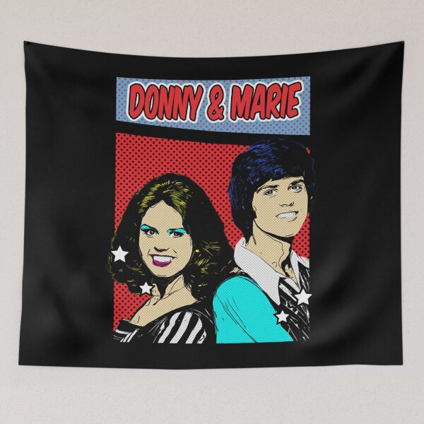 Item preview, Donny and Marie Osmond 80s Pop Art Comic Style designed and sold by kathelmoala.