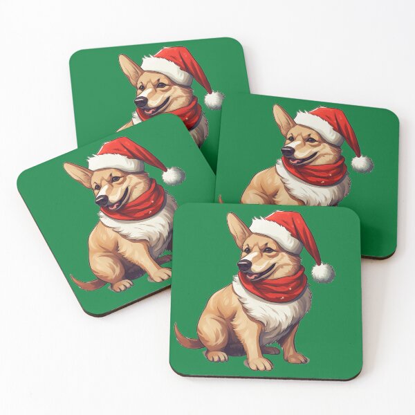 Item preview, Welsh Corgi's Festive Frolic designed and sold by bmangonow.