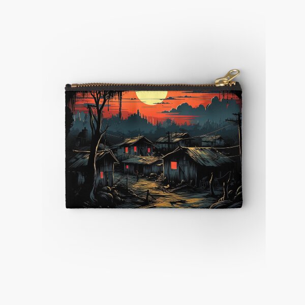 Item preview, dark village at dusk designed and sold by artyficial-.