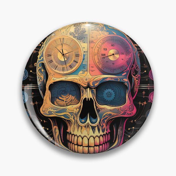 Item preview, intellectual skull steampunk designed and sold by artyficial-.