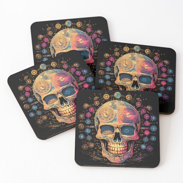 Item preview, intellectual skull steampunk designed and sold by artyficial-.