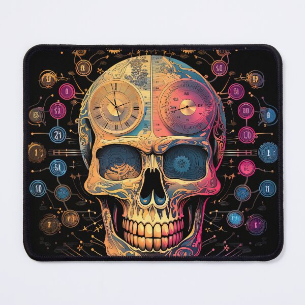 Item preview, intellectual skull steampunk designed and sold by artyficial-.