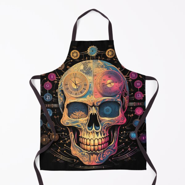 Item preview, intellectual skull steampunk designed and sold by artyficial-.